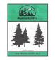 Preview: HummelKrafts Cling Rubber Stamps Trees Set #1