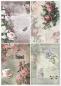 Preview: ITD Collection A4 Rice Paper Creative Set Beautiful Flowers