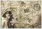 Preview: ITD Collection A4 Rice Paper Creative Set Vintage Style
