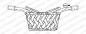 Preview: Impression Obsession Cling Stamp Vintage Bicycle Basket