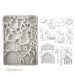 Preview: KACMA566 Stamperia Rabbit and Flowers A5 Silicone Mould