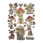 Preview: KACMA574 Stamperia Hidden Grove A5 Silicone Mould Mushroom House