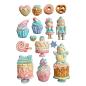 Preview: KACMA584 Stamperia Candy Christmas A5 Silicone Mould Cakes