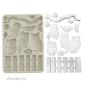 Preview: KACMA585 Stamperia The Owl's House A5 Silicone Mould Owls