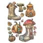 Preview: KACMA586 Stamperia Whispering Woods A5 Silicone Mould Pumpkin House