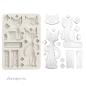Preview: KACMA591 Stamperia Furry Friends A5 Silicone Mould Cat