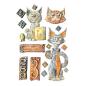 Preview: KACMA591 Stamperia Furry Friends A5 Silicone Mould Cat