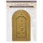 Preview: KLSM54 Stamperia Timeless MDF Crafty Shapes Blanks Tag