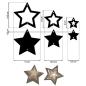 Preview: KLSM62 Stamperia The Owl's House MDF Crafty Shapes Blanks Stars
