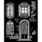 Preview: KSTD181 Stamperia Venice City of Art Stencil Windows
