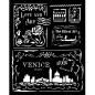 Preview: KSTD183 Stamperia Venice City of Art Stencil Cards