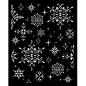 Preview: KSTD184 Stamperia The Owl's House Stencil Snowflakes