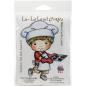 Preview: La-La Land Cling Mount Rubber Stamp Heart Cookies Luka