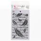 Preview: Ciao Bella 5x8 Stencil Swan Feathers MS090
