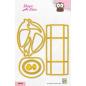 Preview: Nellie Snellen Shape Dies Giftbox Owl #SD295