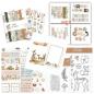 Preview: Piatek 13 Bumper Scrapbooking Kit Forest Tea Party mit Stempel