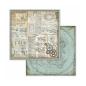 Preview: Stamperia 8x8 Paper Pad Voyages Fantastiques #SBBS30