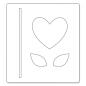 Preview: SALE Sizzix Bigz Die Heart, Stem & Leaves #657691