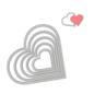 Preview: Sizzix Framelits Die Set 6PK Hearts