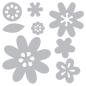 Preview: SALE Sizzix Thinlits Die Set 11PK Flower Layers & Leaf 660146