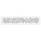 Preview: Sizzlits Decorative Strip Alphabetical #657482