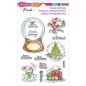 Preview: Stampendous Perfectly Clear Christmas Stamps Christmas Visions