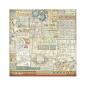 Preview: Stamperia Art of Travelling Fabric Sheets SBPLT40