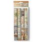 Preview: Stamperia Art of Travelling Fabric Sheets SBPLT40