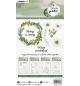 Preview: Studio Light Clear Stamp Building a Wreath #159