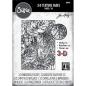 Preview: Tim Holtz 3D Texture Fades A5 Embossing Folder Folder Foliage #666916