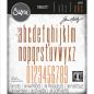 Preview: Tim Holtz Thinlits Dies 36Pk Alphanumeric Stretch Lower & Numbers #665207