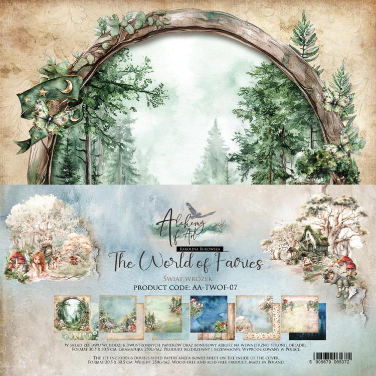 #46 Alchemy of Art The World of Fairies 12x12 Paper Pack