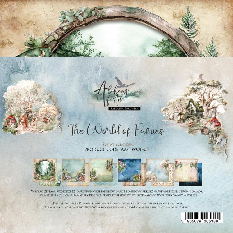 #46 Alchemy of Art The World of Fairies 8x8 Paper Pack