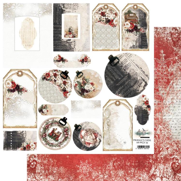 #47 Alchemy of Art Wonderful Christmas Time 12x12 Paper Art Journal