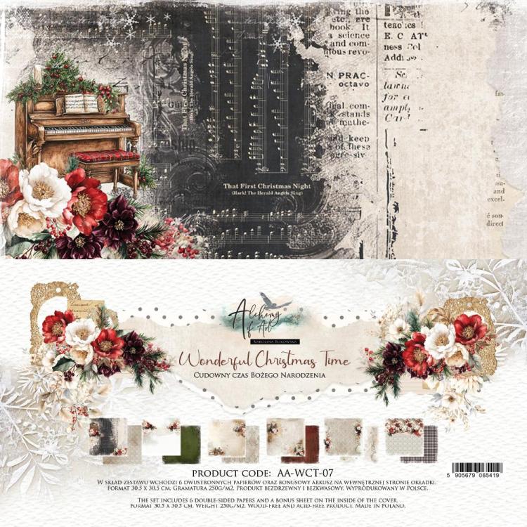 #47 Alchemy of Art Wonderful Christmas Time 12x12 Paper Pack