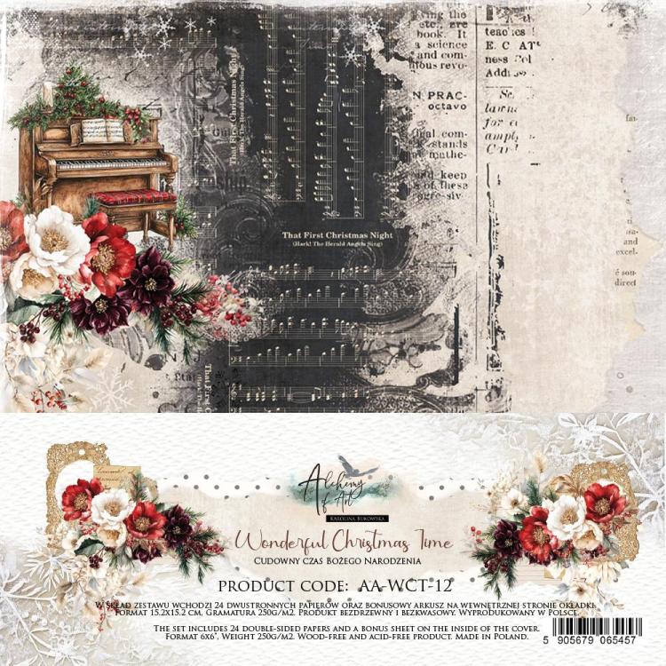 #47 Alchemy of Art Wonderful Christmas Time 6x6 Paper Pack
