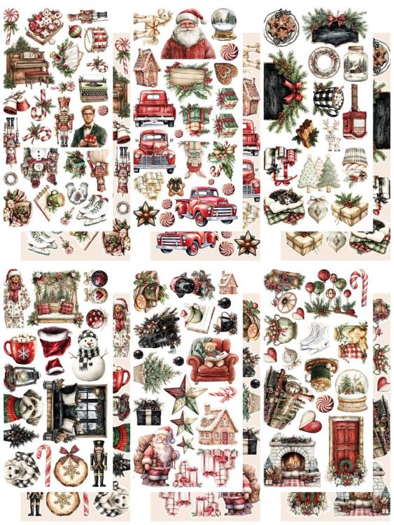 #47 Alchemy of Art Wonderful Christmas Time Extras to Cut Set