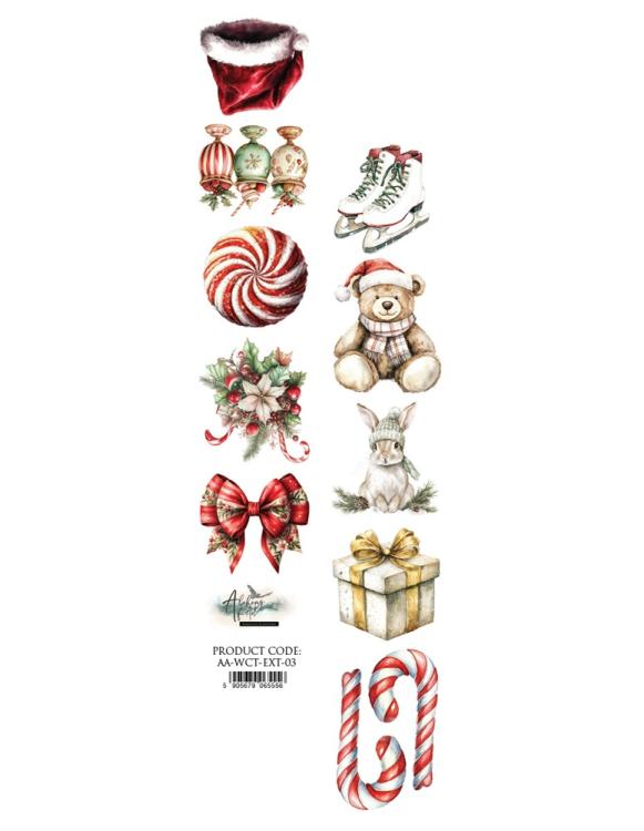 #47 Alchemy of Art Wonderful Christmas Time Stripe 03