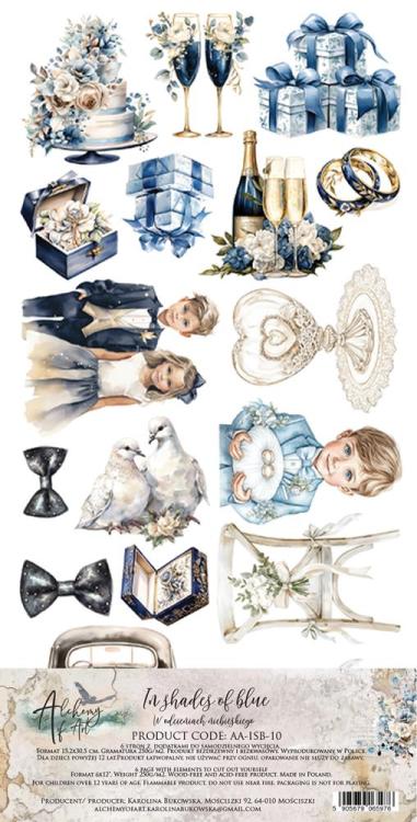 #49 Alchemy of Art In Shades Of Blue Extras to Cut Set