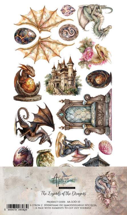 #50 Alchemy of Art The Legends Of The Dragons Extras to Cut Set