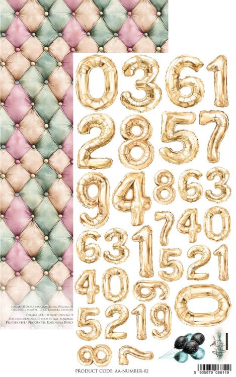 #51 Alchemy of Art Dreamy Dreams Extras to Cut Numbers