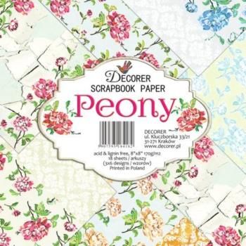 #681 Decorer 8x8 Paper Pad Peony
