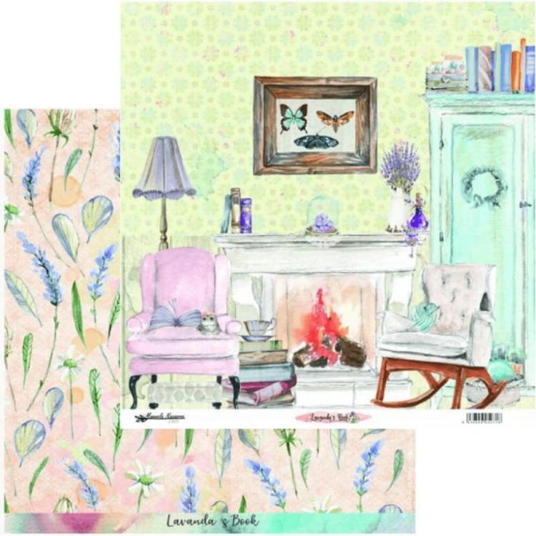 12x12 Paper Pad Lavanda´s Book by Manuela Navarro