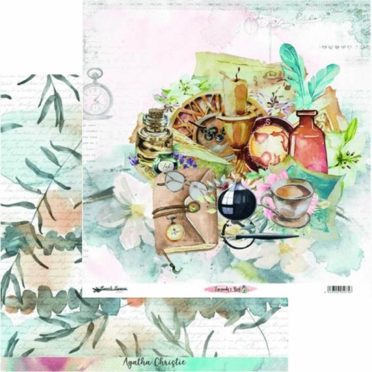 12x12 Paper Pad Lavanda´s Book by Manuela Navarro