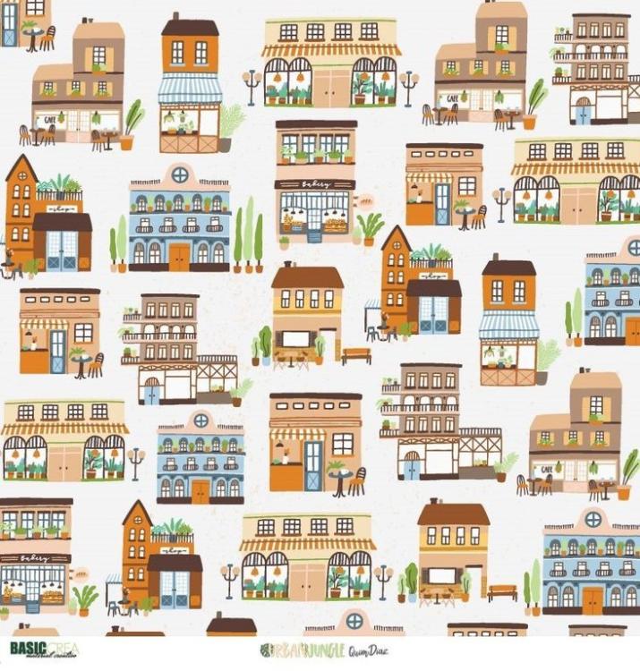 12x12 Paper Pad Urban Jungle by Quim Diaz