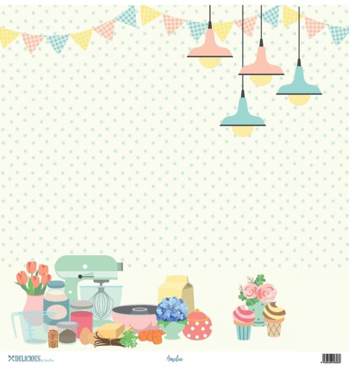 12x12 Paper Set Delicious by Quim Díaz