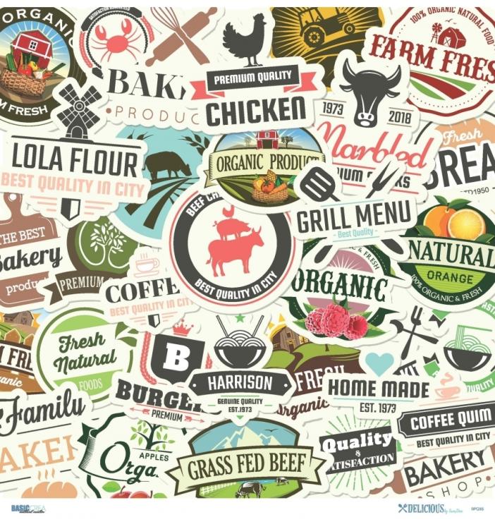 12x12 Paper Set Delicious by Quim Díaz