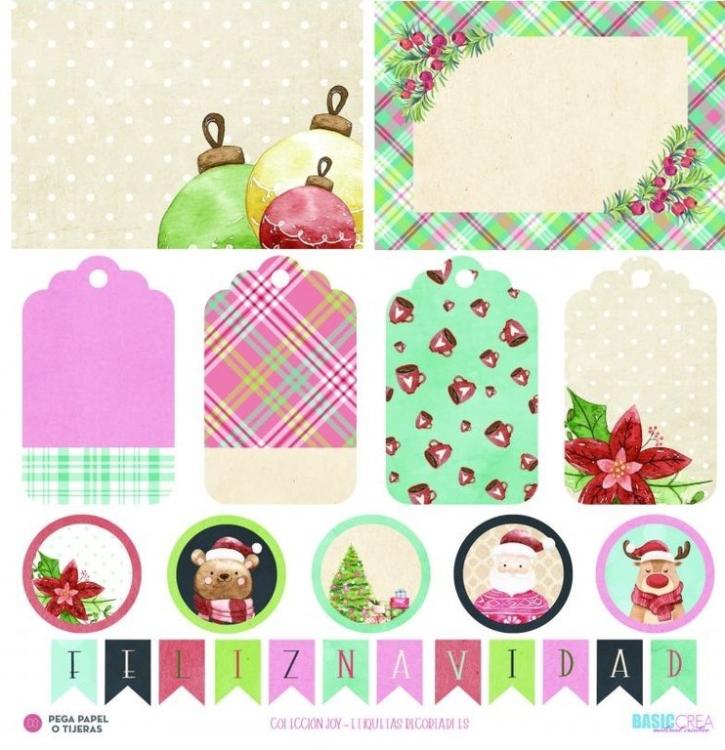 12x12 Paper Set Joy Elements by Elena Roche