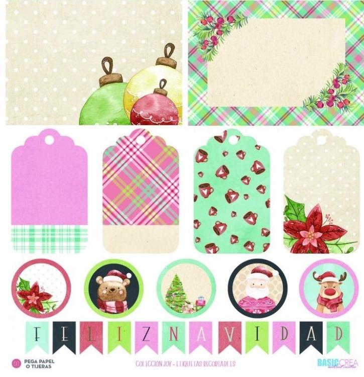 12x12 Paper Set Joy Elements by Elena Roche