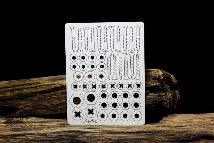 SnipArt Chipboard Industrial Factory Screws and Nails #23311